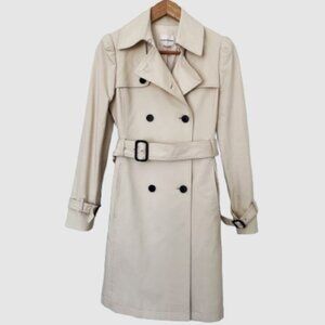 Club Monaco Mid Trench - Cream, Size S